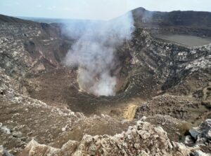 Santiago Carter at Masaya Volcano National Park in Nicaragua