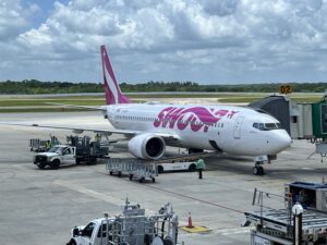 Canadian Airline Swoop landed in Cuba